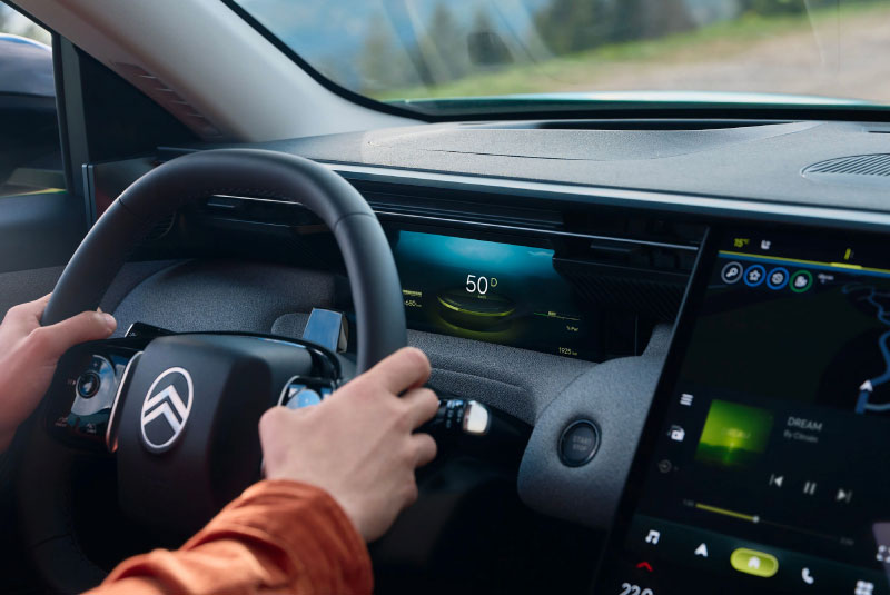Volante do Novo Citroën C5 Aircross Híbrido Plug-in 2025