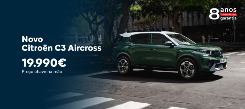 Novo Citroën C3 Aircross por 19.990€