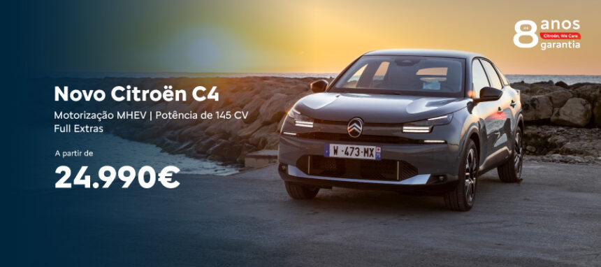 Novo Citroën C4 a partir de 24.990€