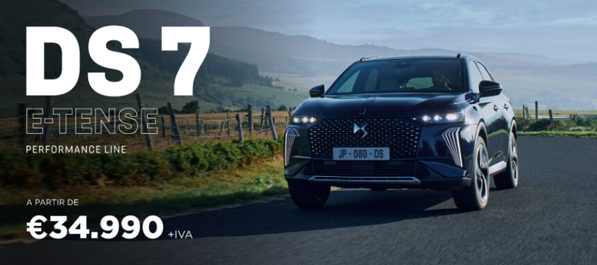 DS 7 E-Tense a partir de 34.990€ + IVA*