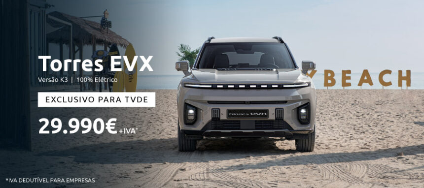 Novo KGM Torres EVX a partir de 29.990€ + IVA*