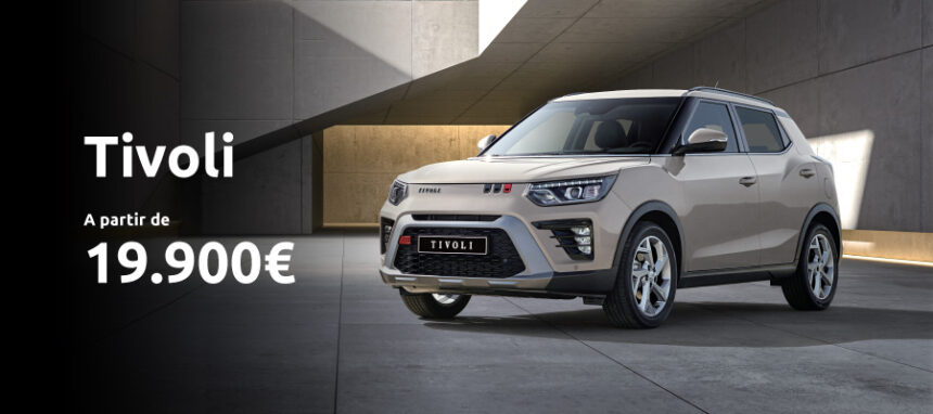 Novo KGM Tivoli a partir de 19.900€