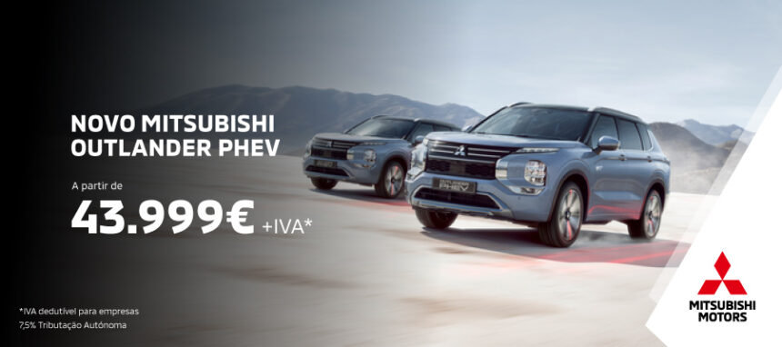 Novo Mitsubishi Outlander PHEV a partir de 43.999€ + IVA*