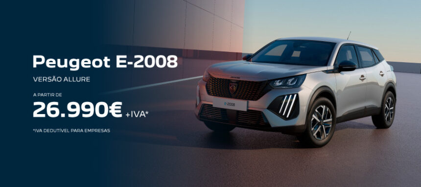 Novo Peugeot e-2008 a partir de 26.990€ + IVA*