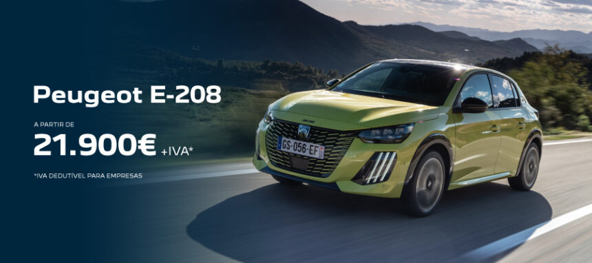 Novo Peugeot e-208 a partir de 21.900€*