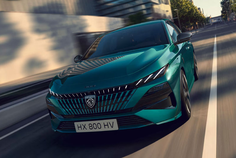 Grelha frontal do Novo Peugeot 308 Plug-in Hybrid 2025