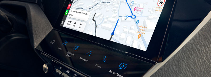 Ecrã do Novo Peugeot e-308 SW 2025