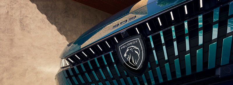 Logótipo do Novo Peugeot e-308 2025
