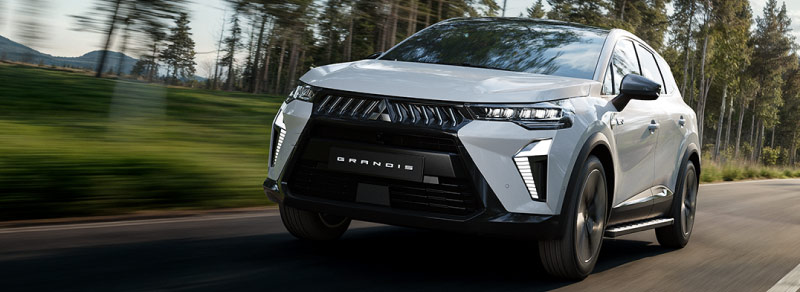 Grelha frontal do Novo Mitsubishi Grandis 2025