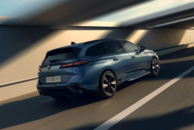 Silhueta do Novo Peugeot 308 SW 2025