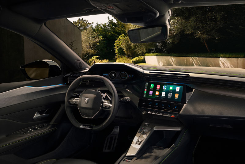 Habitáculo do Novo Peugeot e-308 SW 2025