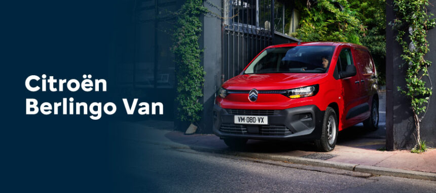 Novo Citroën Berlingo Van a partir de 275€/mês + IVA*