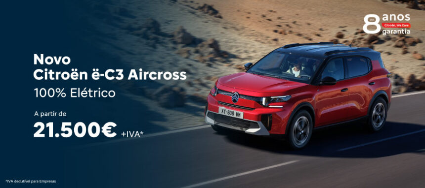 Novo Citroën ë-C3 Aircross a partir de 21.500€