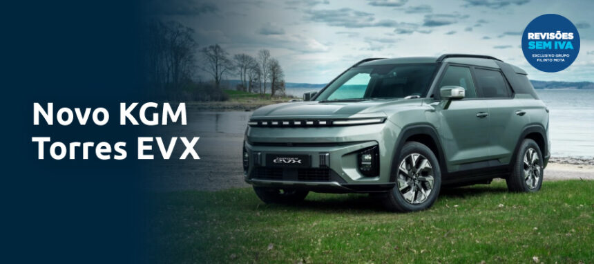 Novo KGM Torres EVX por 29.990€ + IVA*