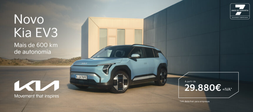 Novo Kia EV3 a partir de 29.880€ + IVA*