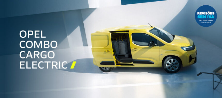 Novo Opel Combo Cargo Electric a partir de 390€/mês + IVA*