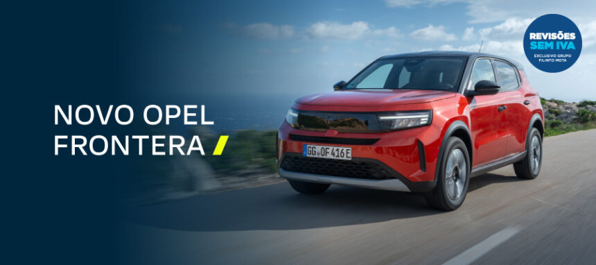 Novo Opel Frontera a partir de 287€/mês