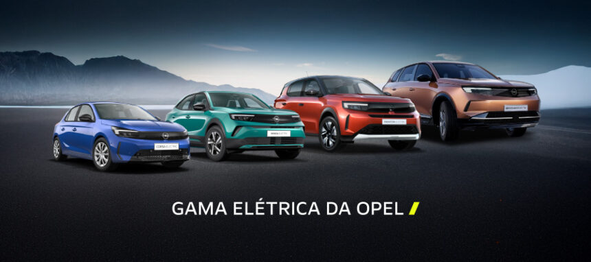 Gama Opel 100% Elétrica a partir de 199€/mês + IVA ou 20.490€ + IVA