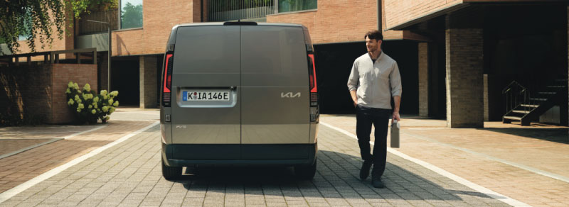 Portas traseiras do Novo Kia PV5 Cargo 2025