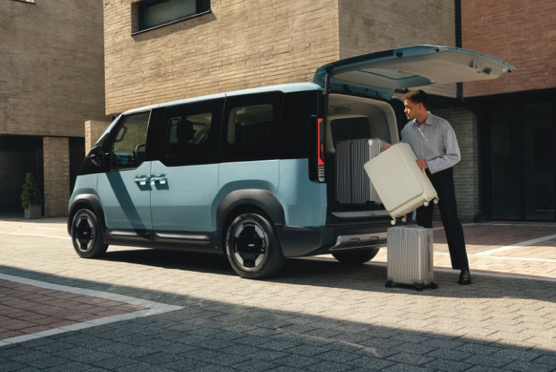 Bagageira do Novo Kia PV5 Passenger 2025