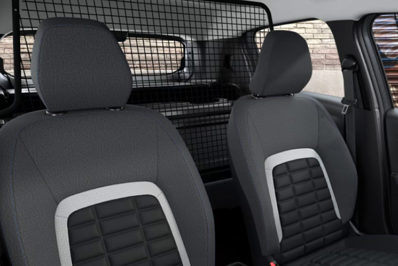 Bancos do Novo Citroën ë-C3 Van 2025