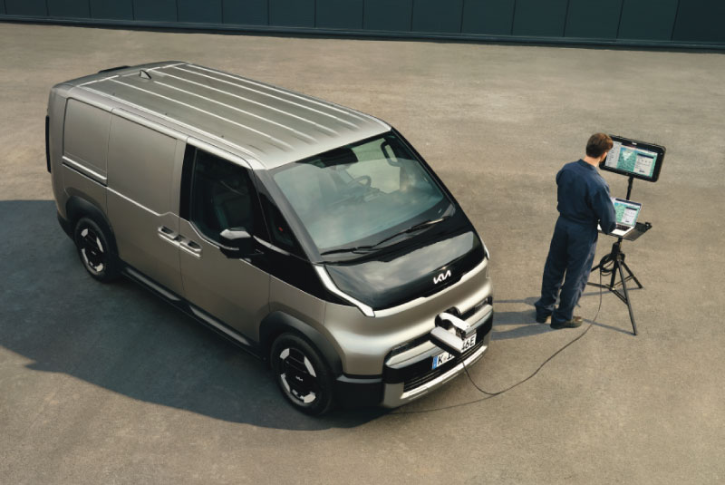 Carregamento do Novo Kia PV5 Cargo 2025