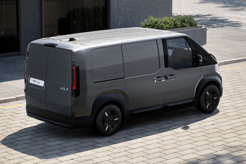 Portas laterais do Novo Kia PV5 Cargo 2025
