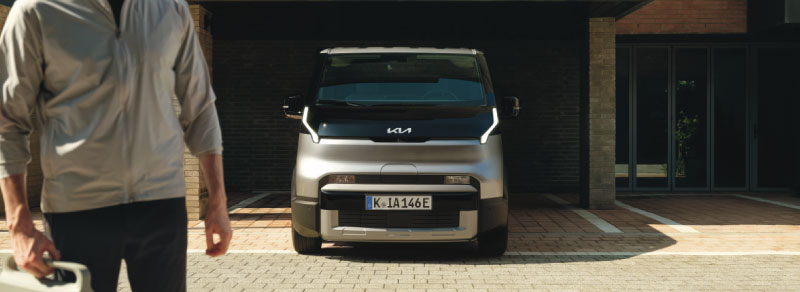 Grelha frontal do Novo Kia PV5 Cargo 2025