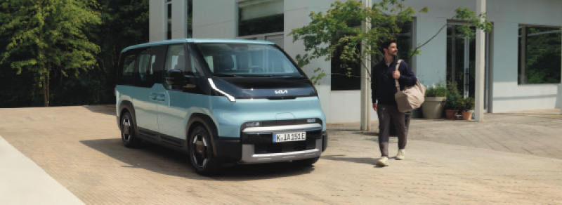Frente do Novo Kia PV5 Passenger 2025