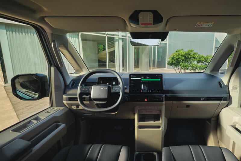 Habitáculo do Novo Kia PV5 Passenger 2025