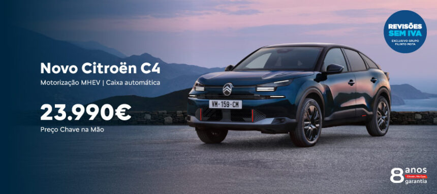 Novo Citroën C4 por 23.990€