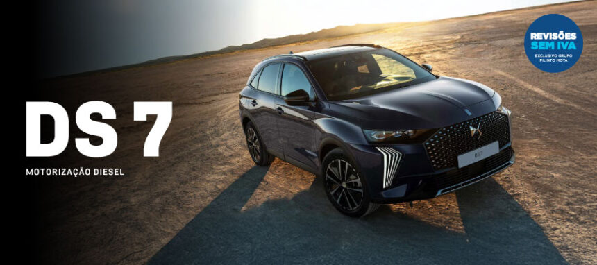 Novo DS 7 por 37.500€ ou a partir de 425€/mês