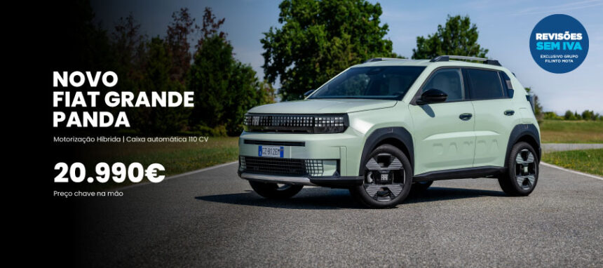Novo Fiat Granda Panda por 20.990€