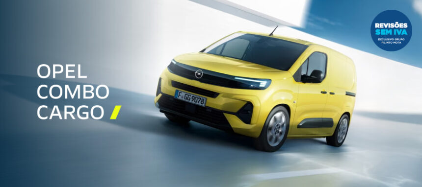Novo Opel Combo Cargo a partir de 16.299€ + IVA*