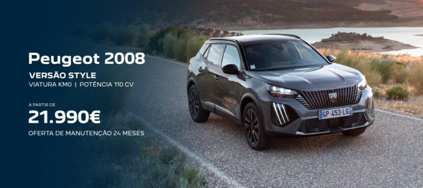 Novo Peugeot 2008 a partir de 21.990€