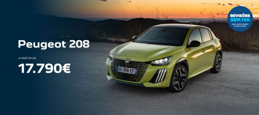 Novo Peugeot 208 a partir de 17.790€