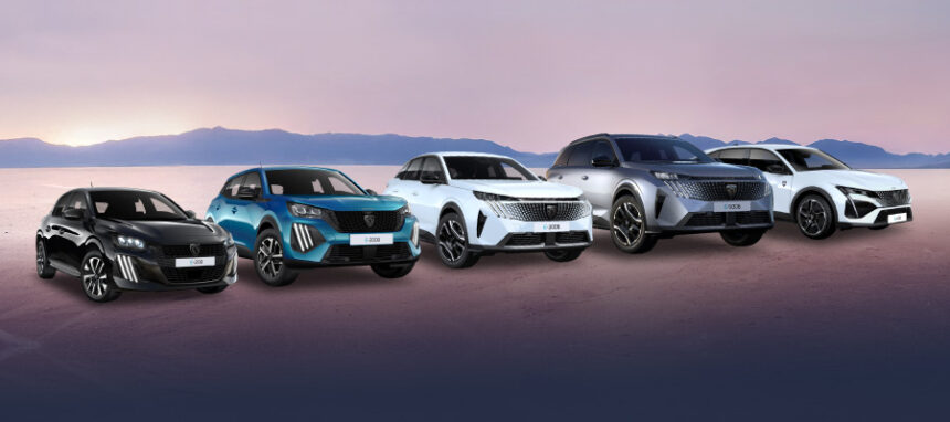 Gama 100% Elétrica Peugeot a partir de 23.673€ + IVA* ou 239€/mês + IVA*