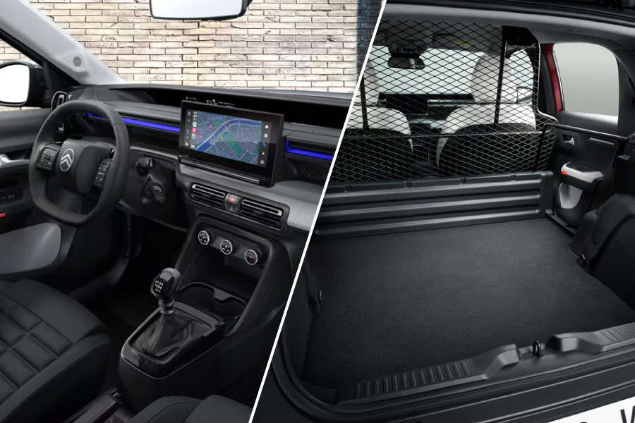 Interior e Bagageira do Novo Citroën ë-C3 2025