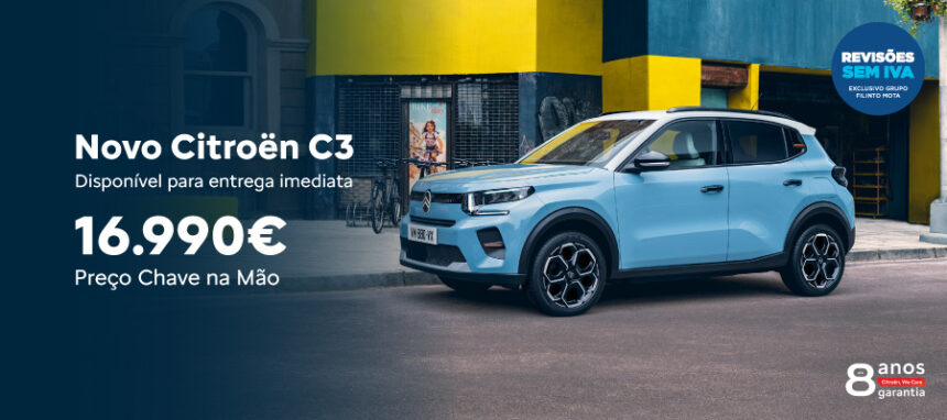 Novo Citroën C3 por 16.990€