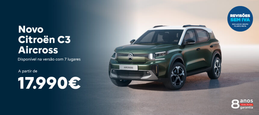 Novo Citroën C3 Aircross a partir de 17.990€
