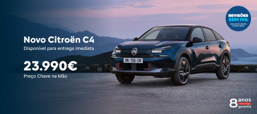 Novo Citroën C4 por 23.990€
