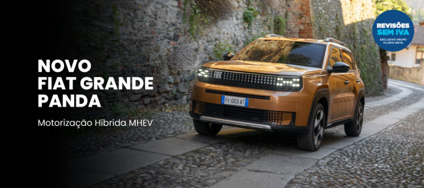 Novo Fiat Granda Panda Híbrido a partir de 22.107€ ou 159€/mês