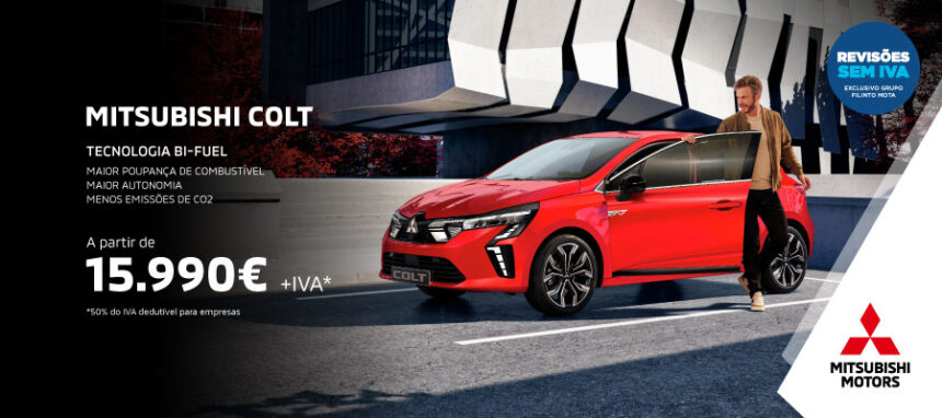Novo Mitsubishi Colt a partir de 15.990€ + IVA*