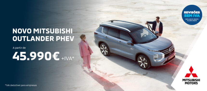 Novo Mitsubishi Outlander PHEV a partir de 45.990€ + IVA*
