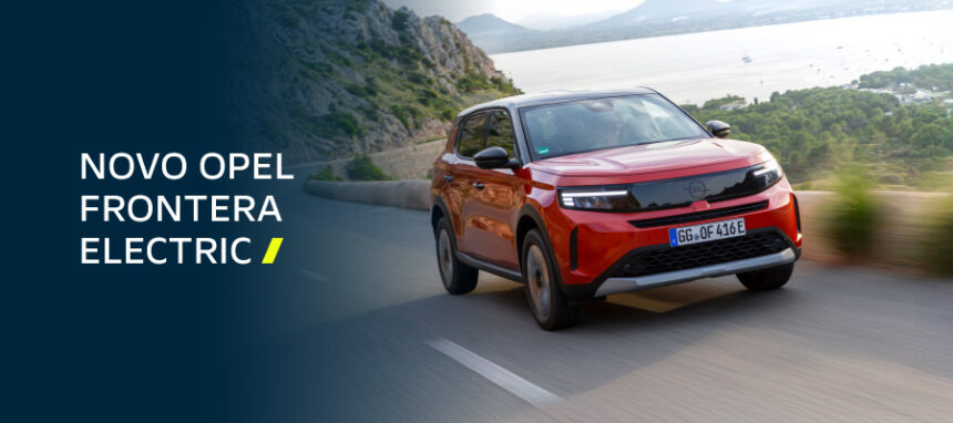 Novo Opel Frontera Electric a partir de 161€/mês + IVA*