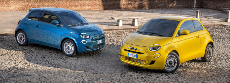 Opções de personalização do Novo Fiat 500 Híbrido 2025