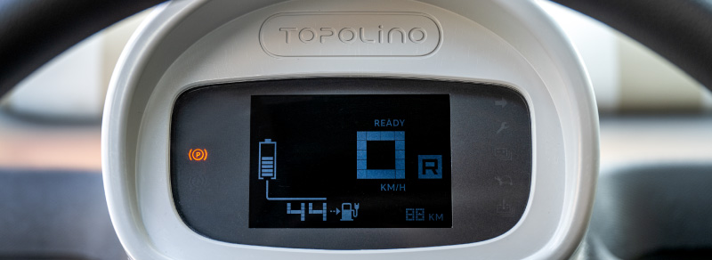 Ecrã do Novo Fiat Topolino 2025