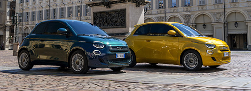 Gama do Novo Fiat 500 Híbrido 2025