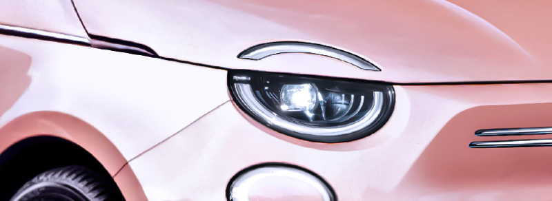 Ótica do Novo Fiat 500 Elétrico 2024