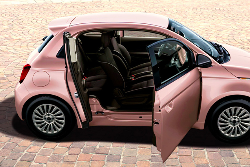 Portas do Novo Fiat 500 Elétrico 2024